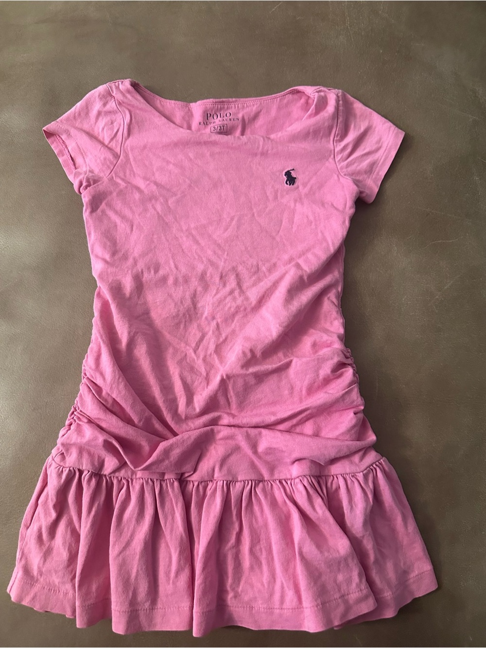 Polo by Ralph Lauren Bright Pink Polo Dress for Kids